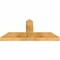 Ekena Millwork Portland Rough Sawn Timber Gable Bracket, Western Red Cedar, 48"W x 22"H x 4"D x 6"F, 11/12 Pitch GBW048X22X0406POR00RWR - alternate 2
